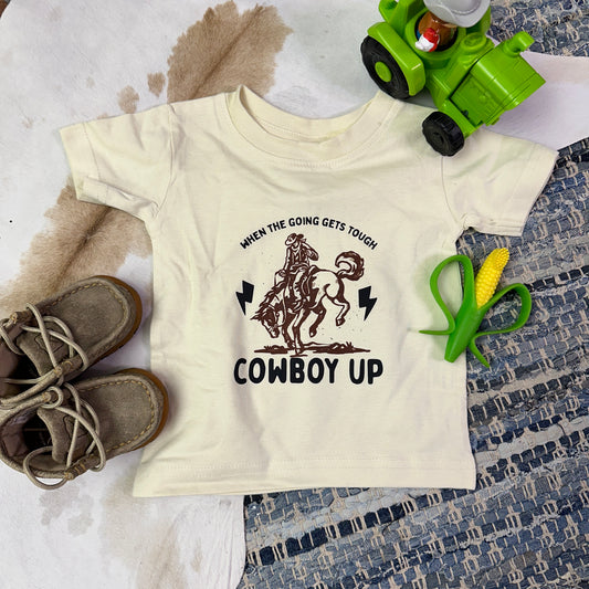 Cowboy Up Western Kids Tee