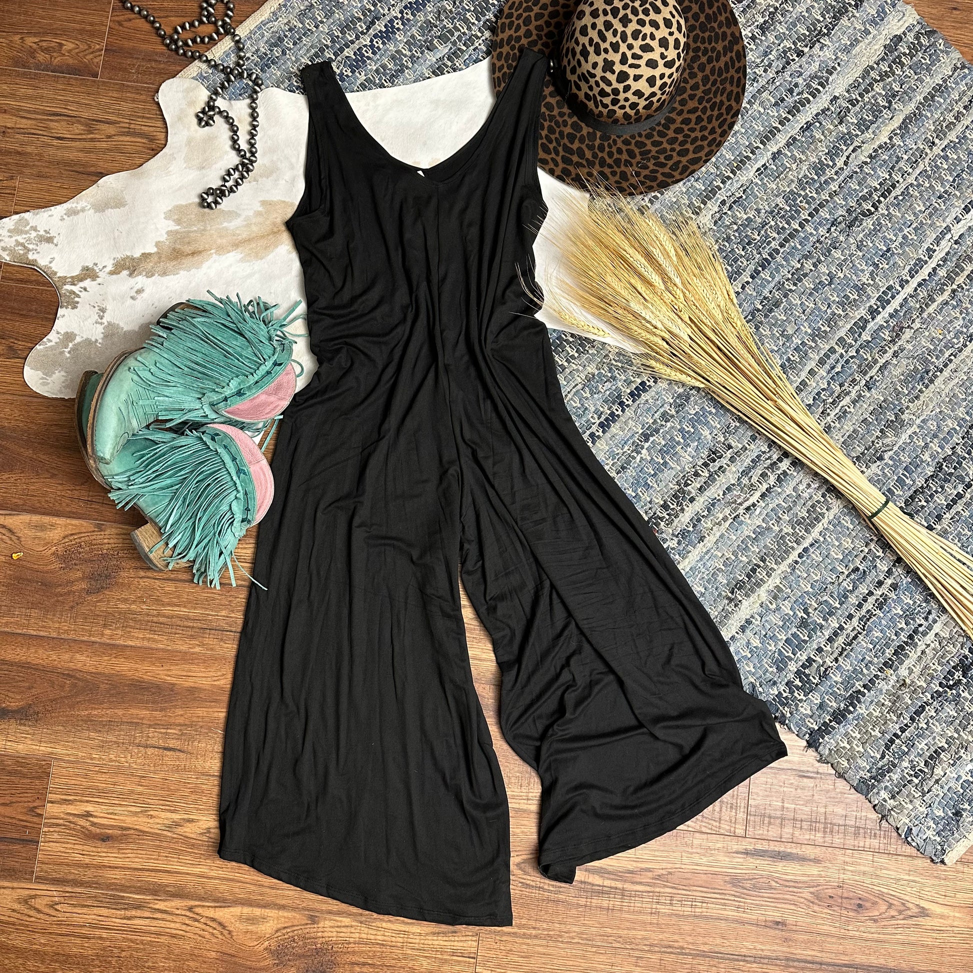 Black jumpsuit romper