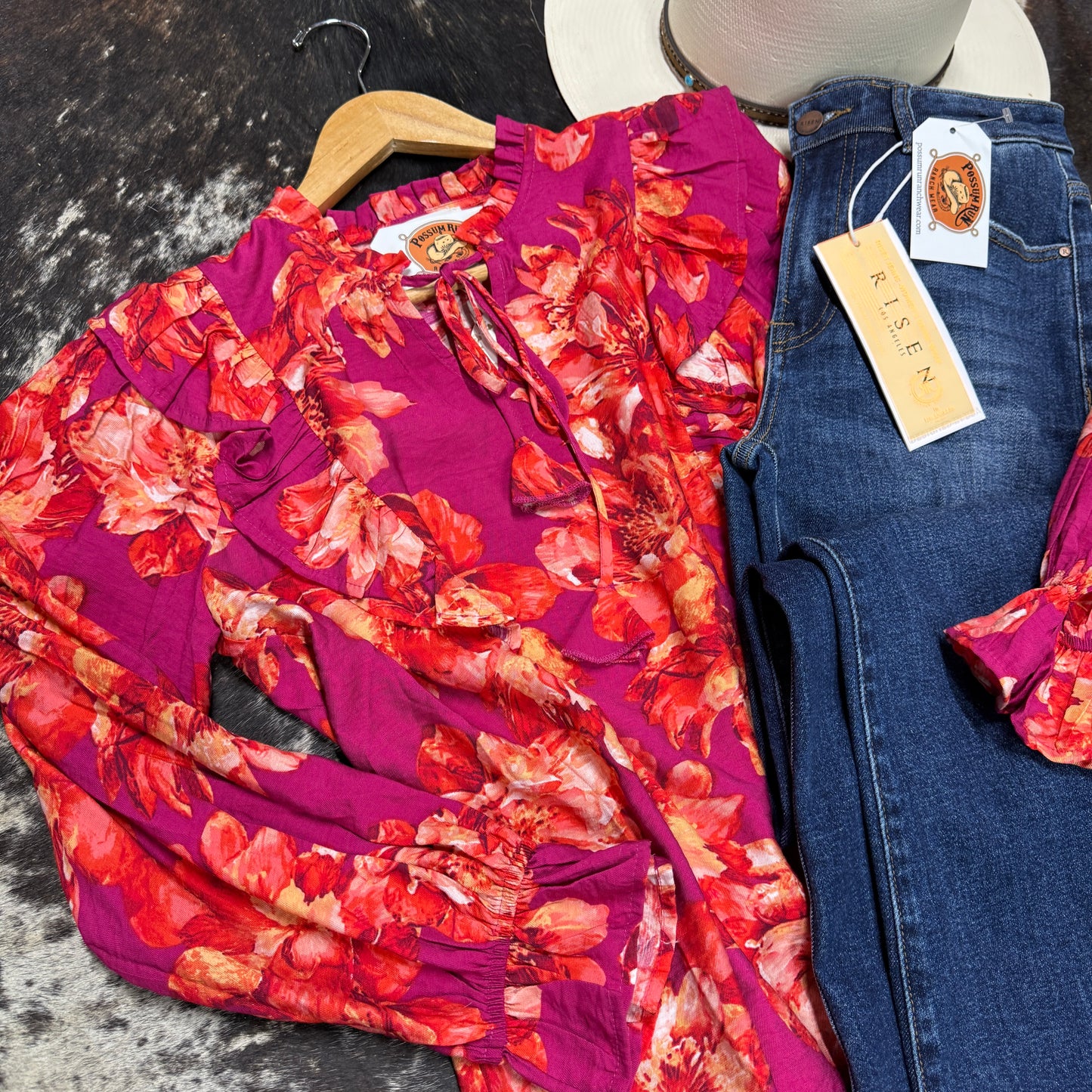 Rouge Capri Floral Blouse