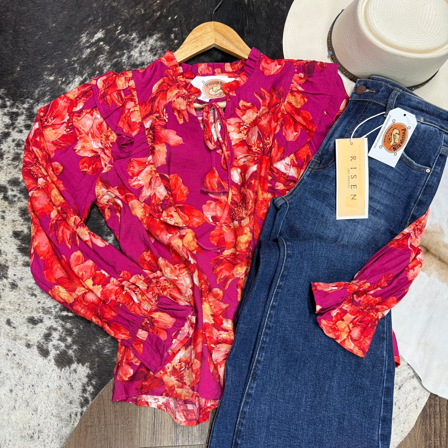 Rouge Capri Floral Blouse