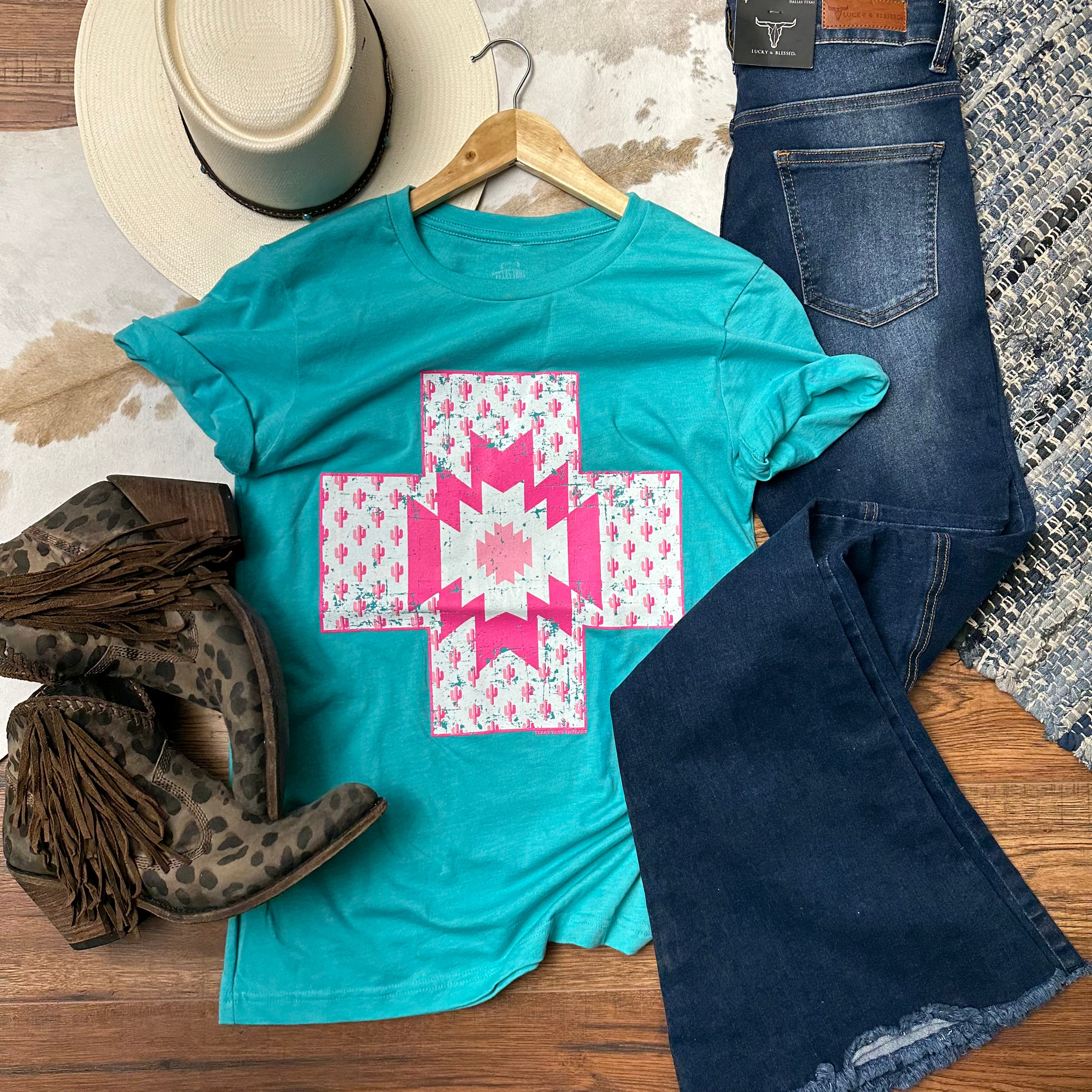 Aztec Cross – Possum Run Ranch Wear