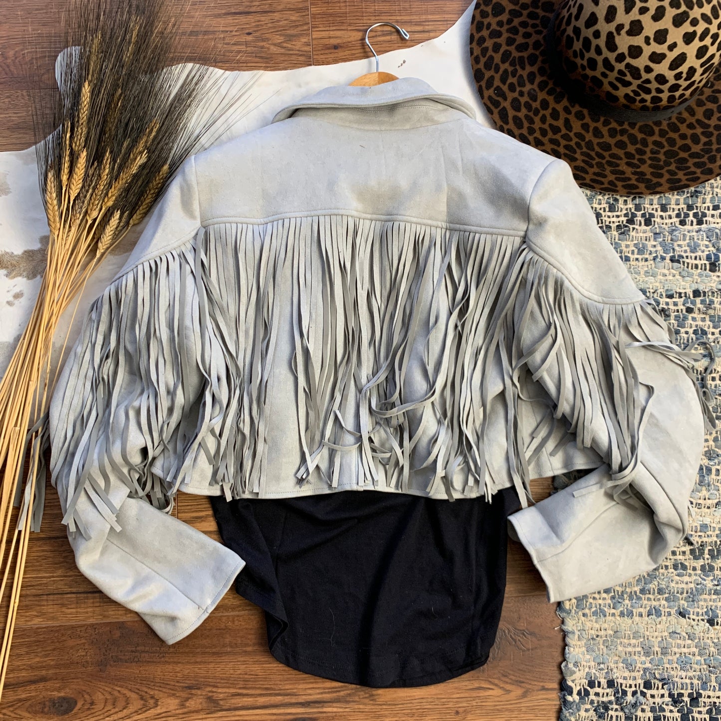 Country Diva Fringe Suede Jacket